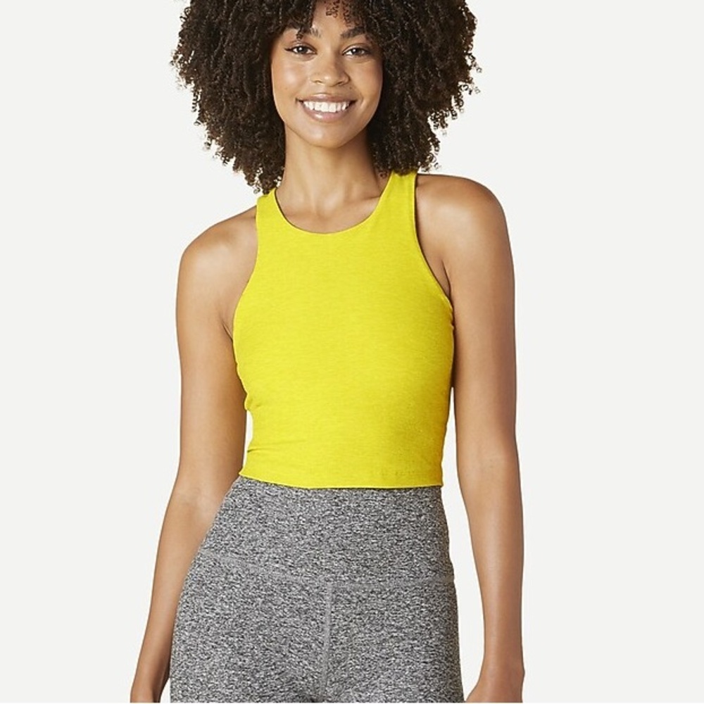 Beyond Yoga Spacedye Focus Crop - Small Yellow